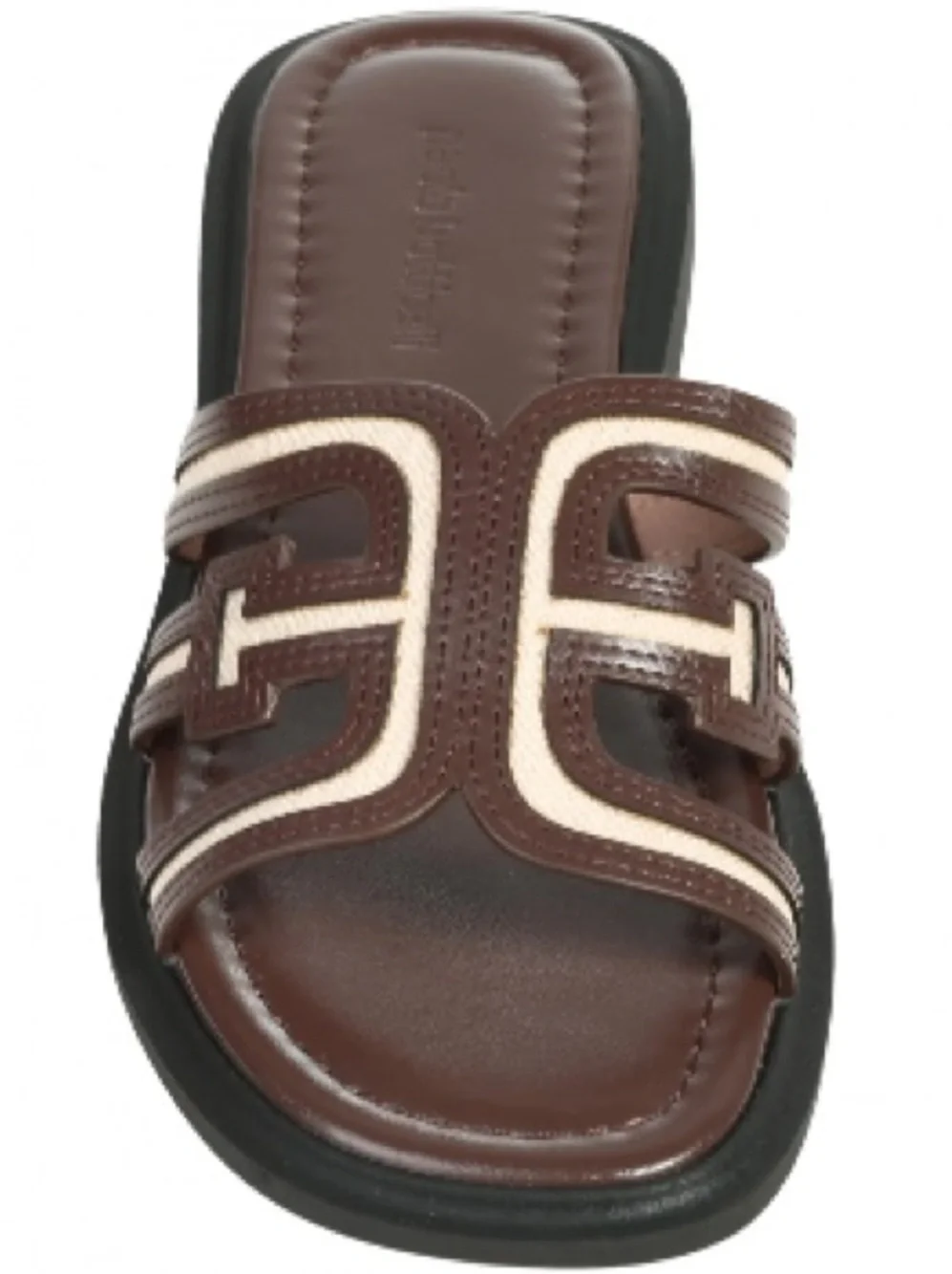 Women's Brown Slide Sandals, size 6